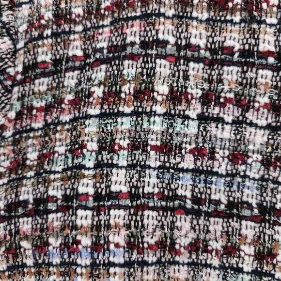 TALBOTS Adele Tweed Jacket Multi Colorful Metallic PLUS Size 24W - Picture 3 of 10